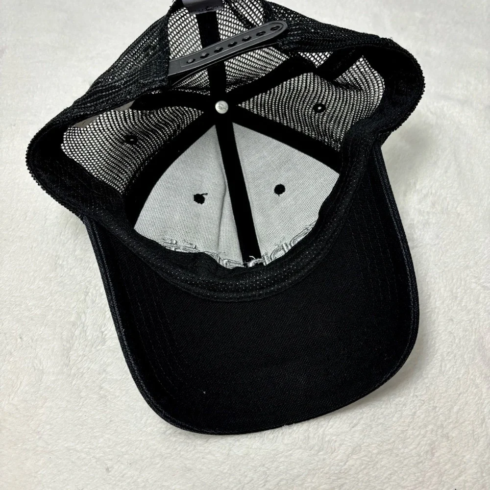 Carhartt Hat Cap Black Trucker Work Wear Snap Back Mens Casual‎